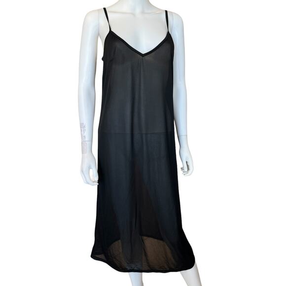 New ~ BANANA REPUBLIC H&M ~ V Neck Midi Slip Dress Size S - Picture 1 of 5